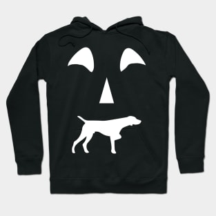 pumpkin German shorthaired pointer dog Halloween Hoodie